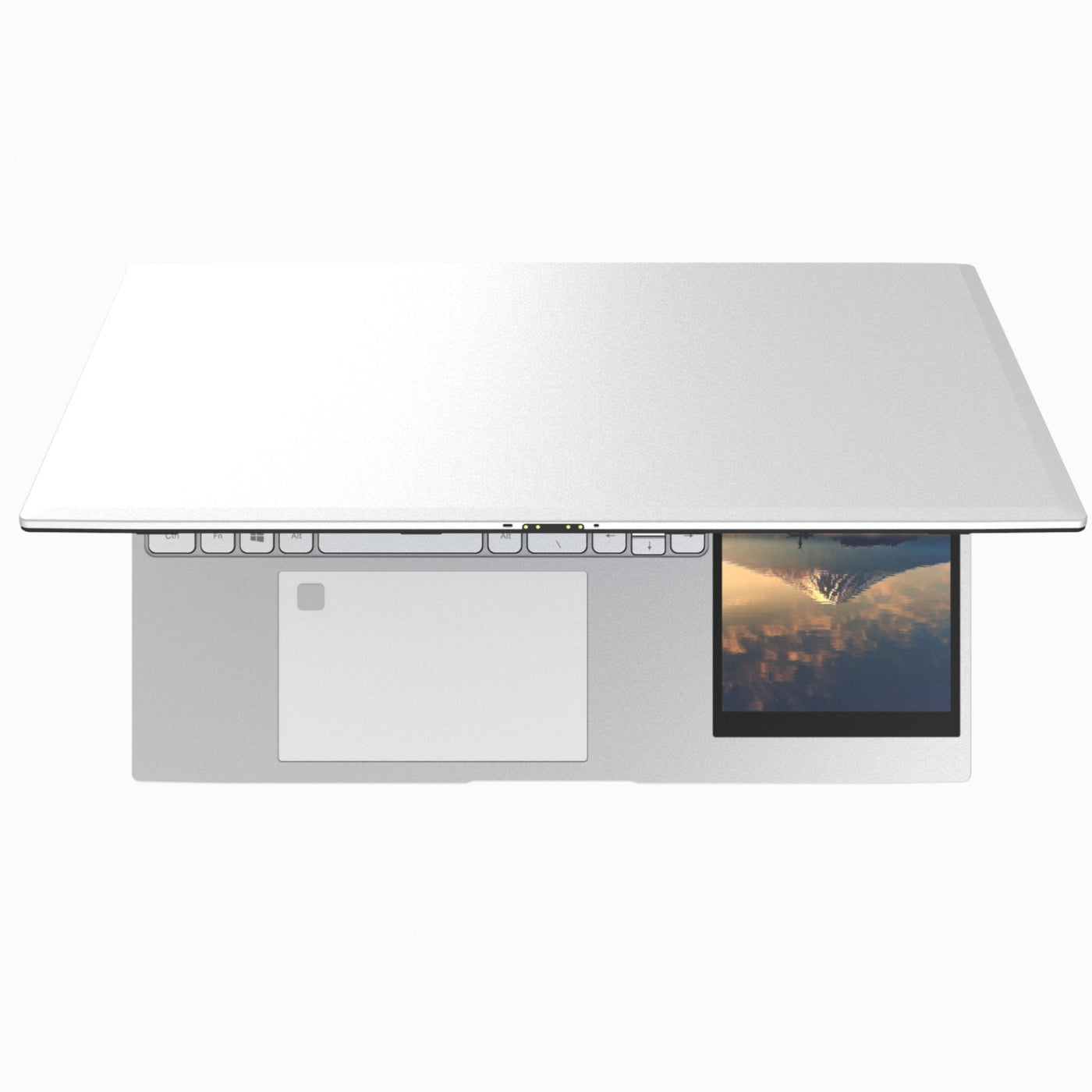 15.6" Laptop IPS Dual Screen 7” Mini Touch Screen Silver (1 TB SSD/ 32 GB RAM) | Intel® N95 CPU, Dual-band 2.4G/5G WIFI BacklitKeyboard | Windows 11 Pro with Mouse